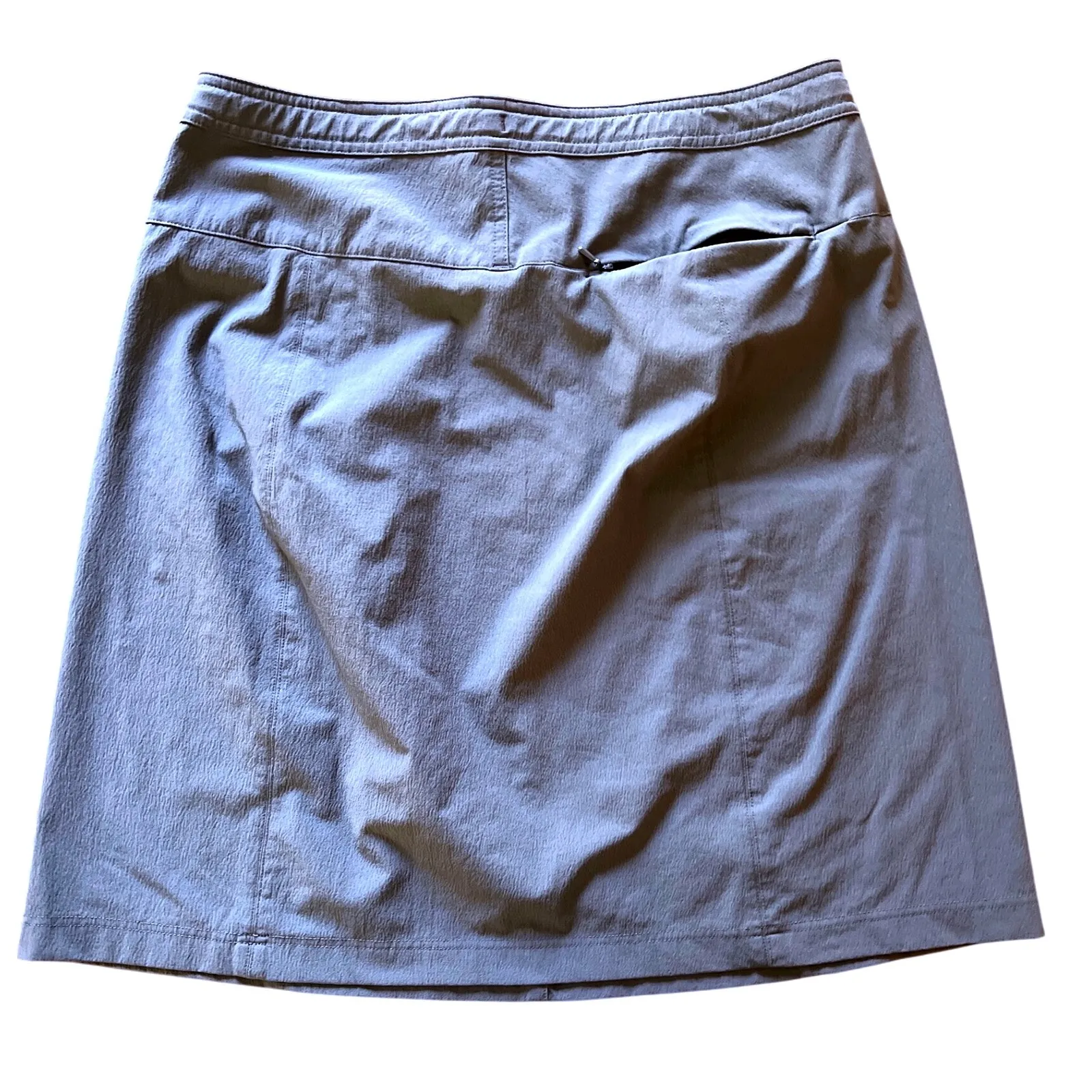 Mountain Hardwear Trekkin Skirt Yuma Blue Size 6 Hiking Outdoor Stretch GUC - Image 6