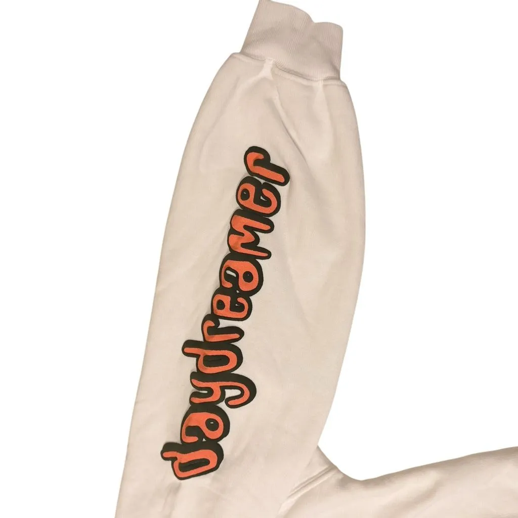 Daydreamer Size XS Oversized Mushroom Doodle‎ Hoodie Sweatshirt White Hippie - Image 10