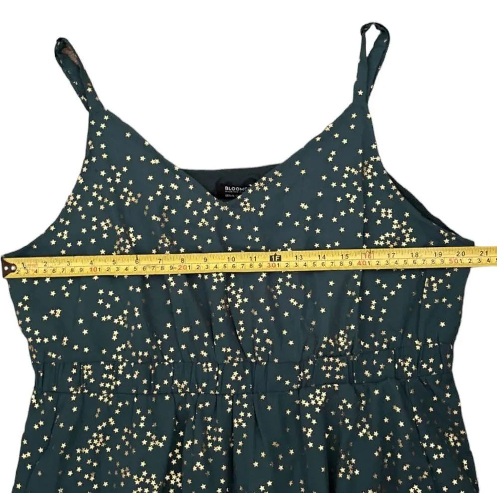Bloomchic Green Gold Star Party Evening Dress Size 14/16 - Image 3