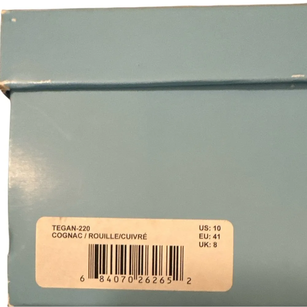 Tegan booties in cognac - size 10 NWT - Image 7