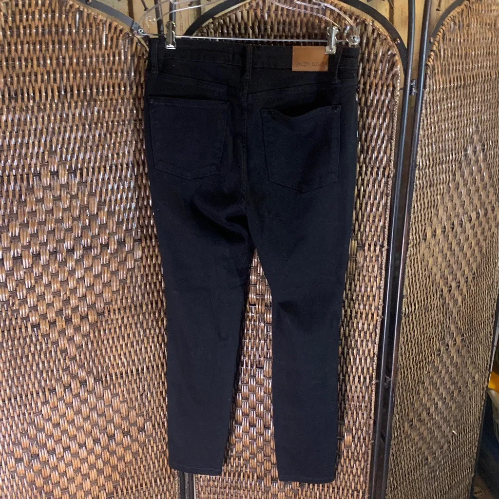 Judy Blue Skinny Fit Black Jeans Size 13/31 - Image 4