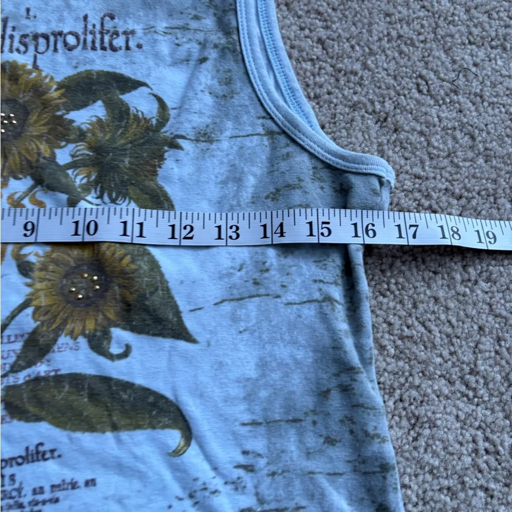 Vintage Y2k Graphic Flos Solisprolifer Grudge Aesthetic Tank Top Size Large - Image 14