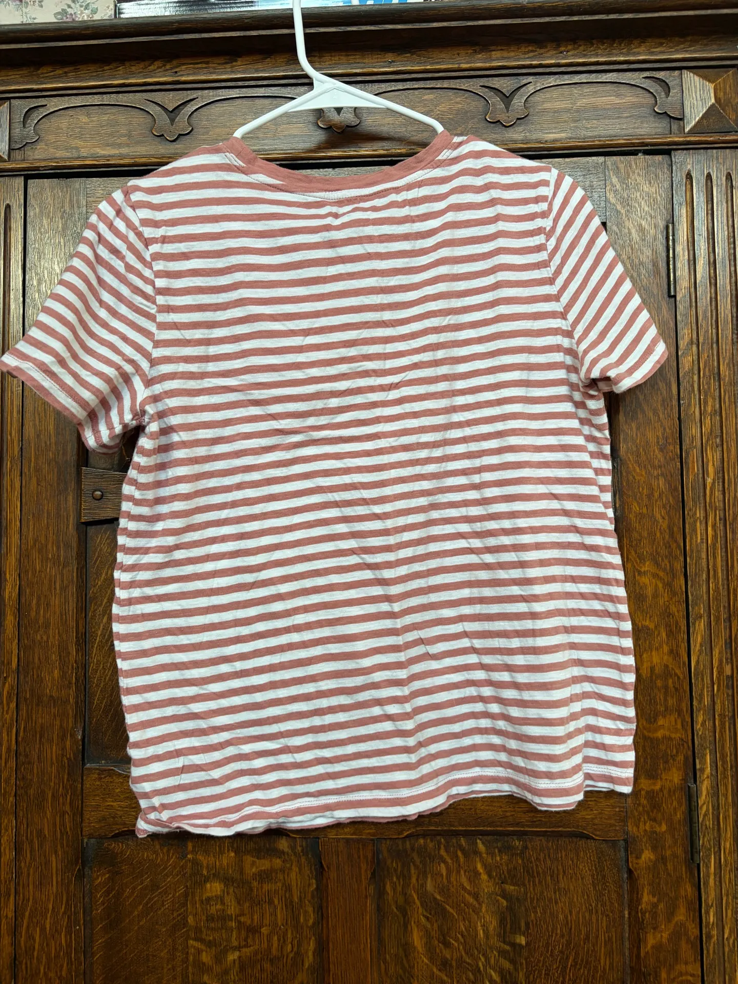 ANA Pink and White Stripped top - Image 2