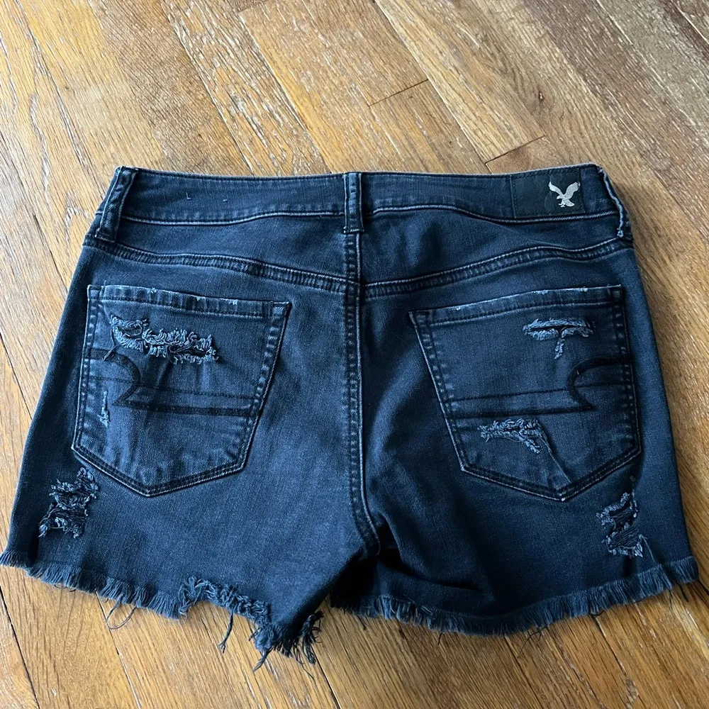 Black American Eagle Shorts - Image 5