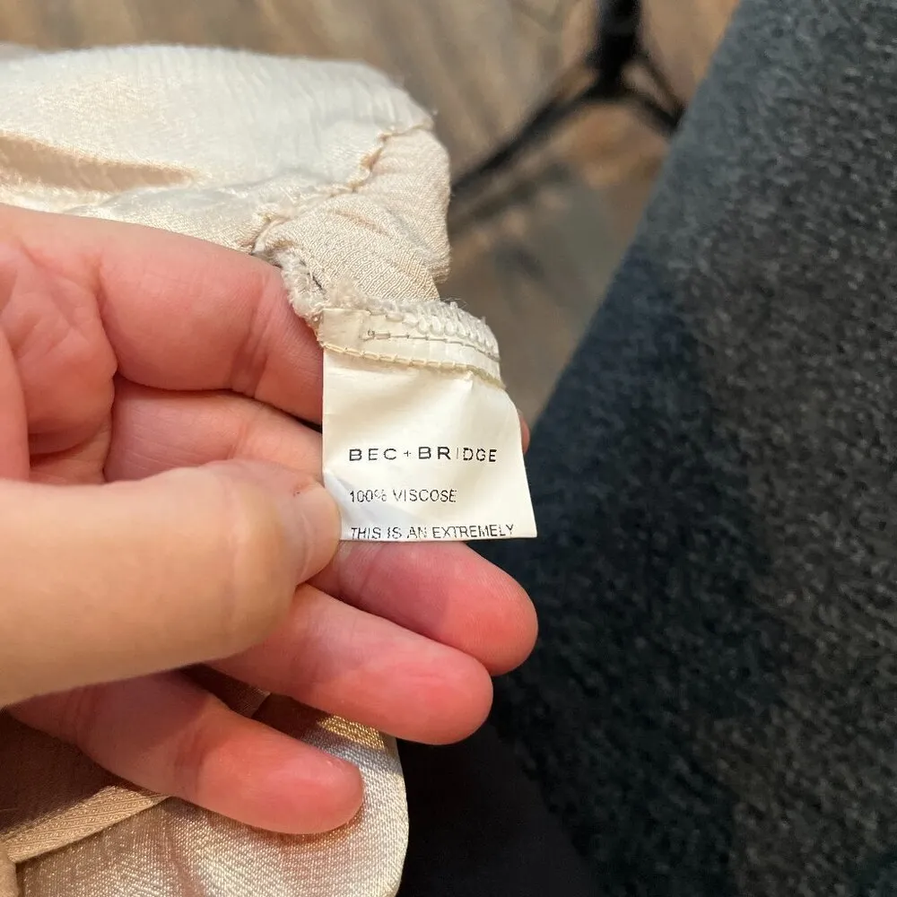 Bec + Bridge Moon Dance Beige Cowl Neck - Image 7