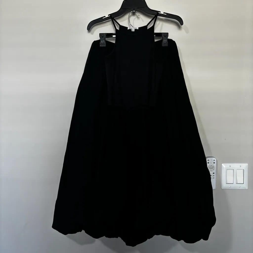 REFORMATION Cassandra Black Cotton Set S - Image 2