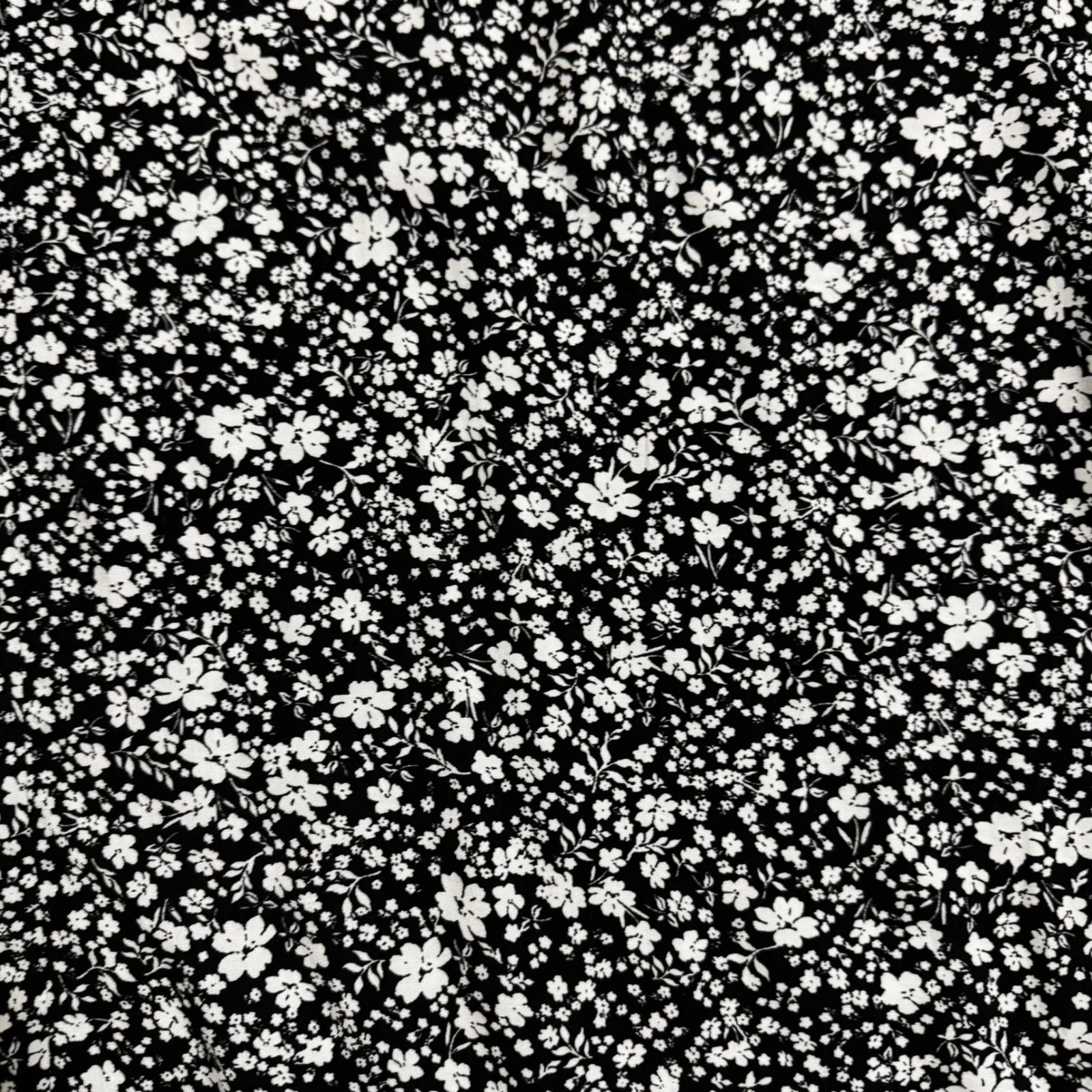 Blue Rair‎ Women Floral Jumpsuit Wide Leg Crop Tie Shoulder Smocked Waist Size L Black Size L - Image 6