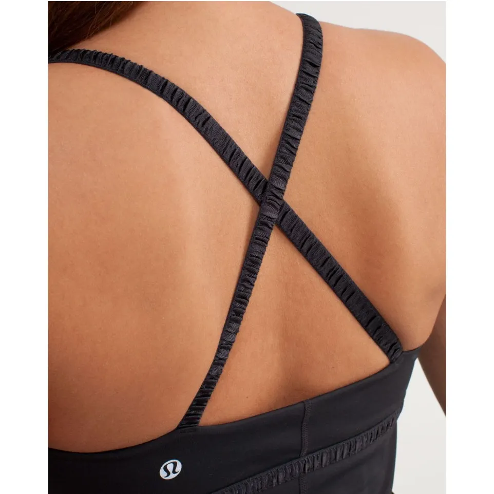 Lululemon Dance Strap Tank Black Top Criss Cross Size 6 Small Yoga Activewear - Image 10