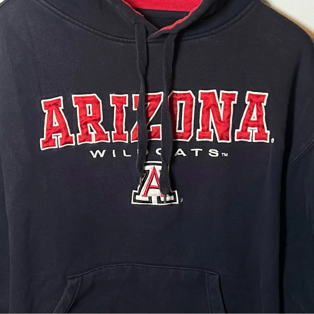 Arizona Wildcats Hoodie Women’s XL Navy Blue Pullover Sweatshirt NCAA - Image 2