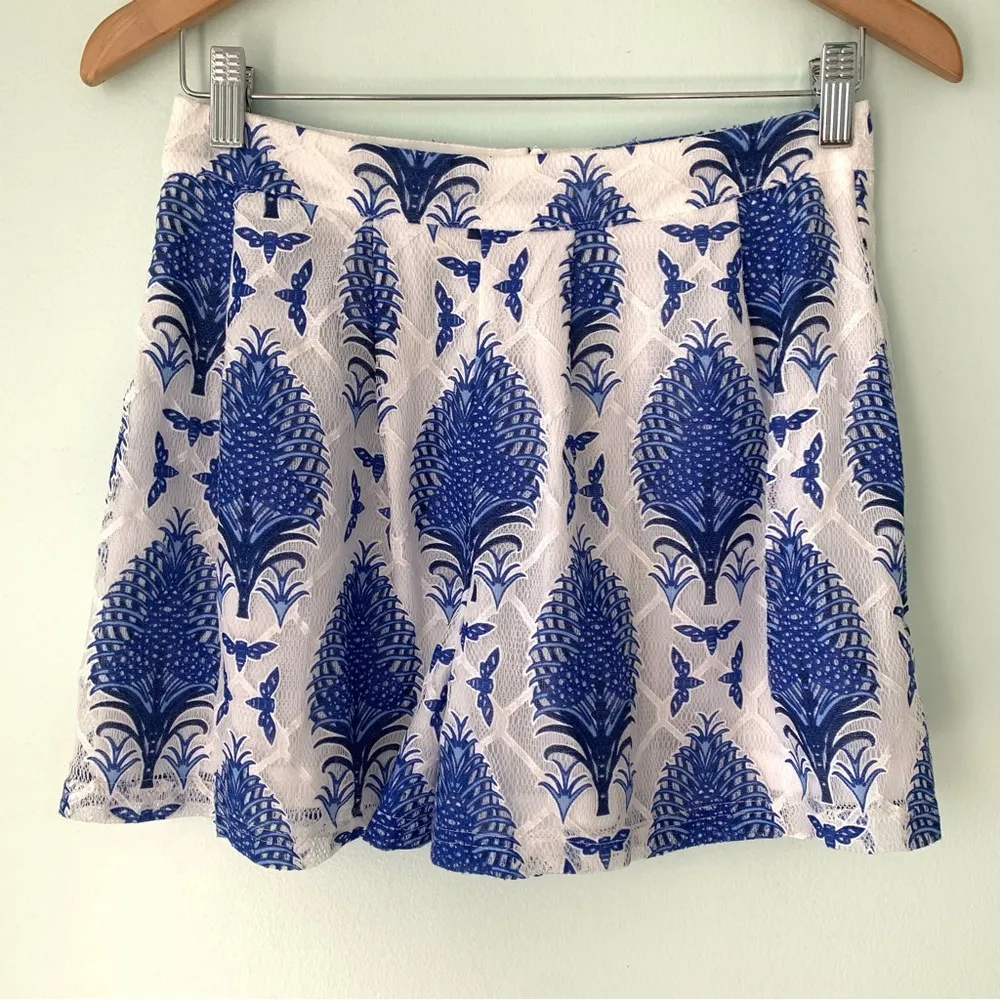 Parisian Collection Blue Fringe Off Shoulder Tassle Short Cropped Set 8-10 - Image 8