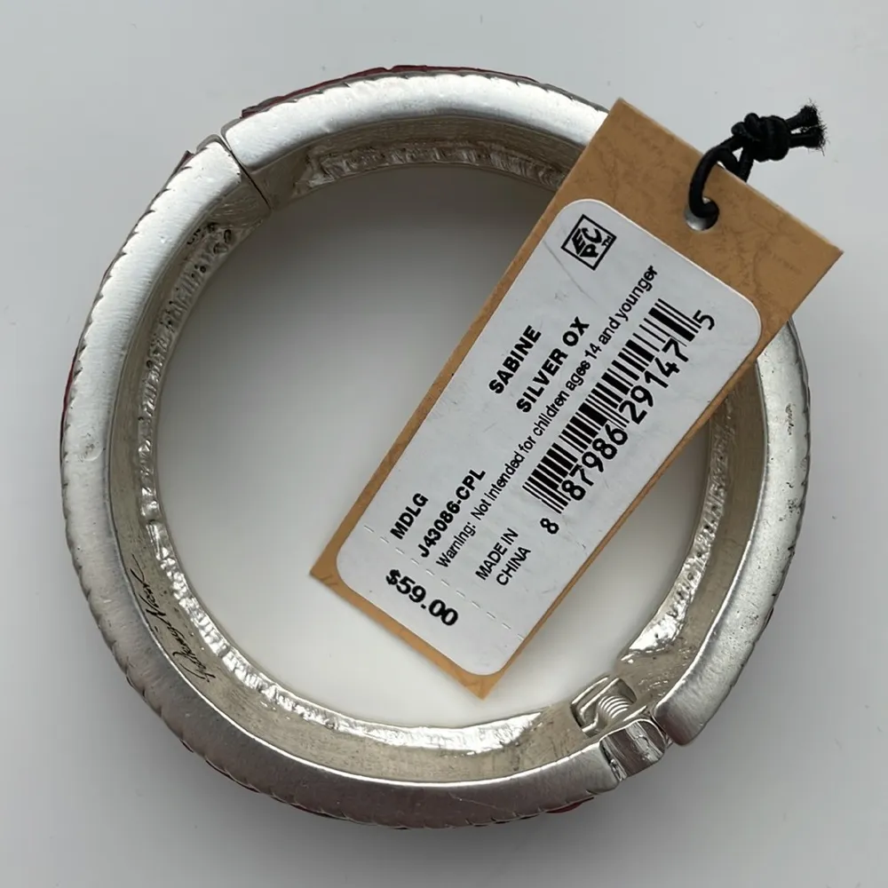 Patricia Nash Sabine Hinged Bracelet Size M/L - Image 10