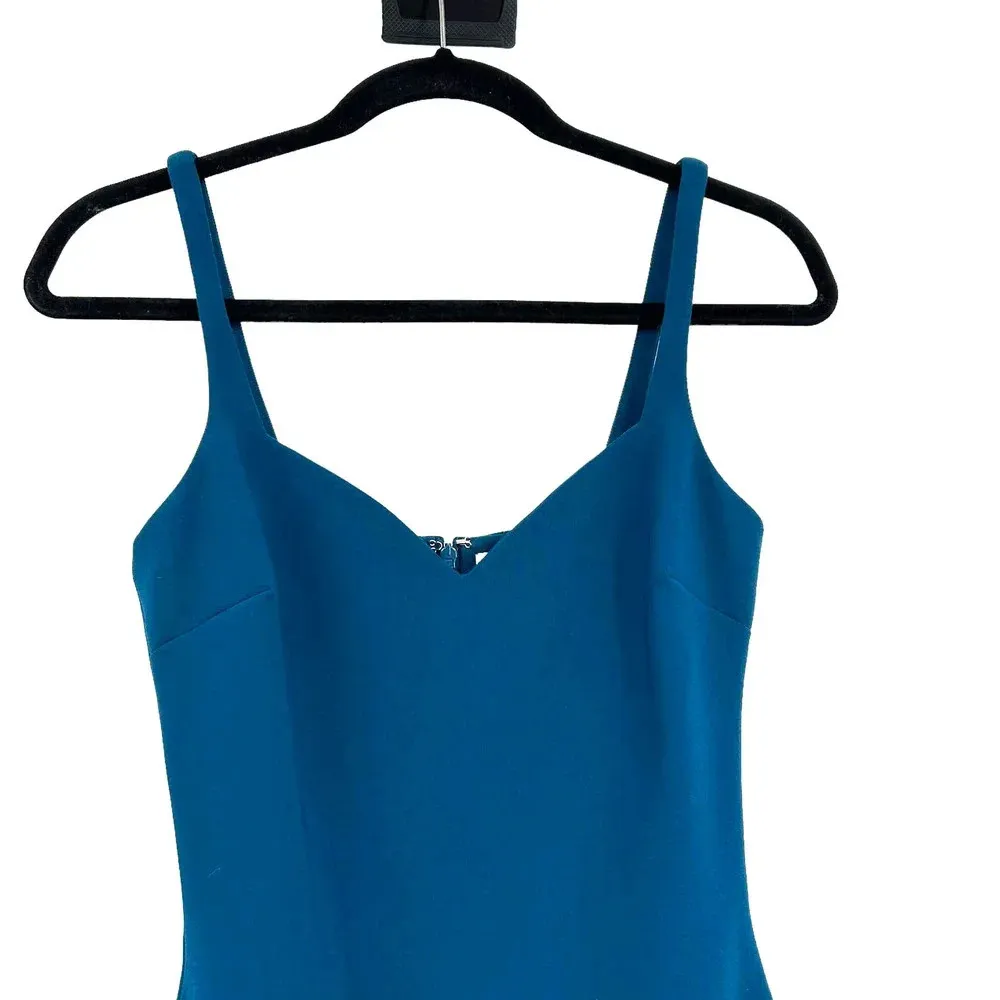 Likely‎ Fairbanks Mini Sleeveless Cocktail Dress In Cerulean Blue Size 0 - Image 4