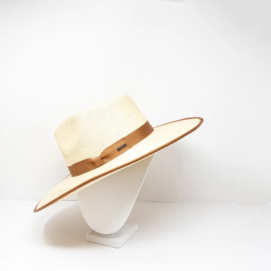 Brixton Jo Straw Rancher Fine Tripilla Palm Straw Woven Hat Natural XS - Image 2