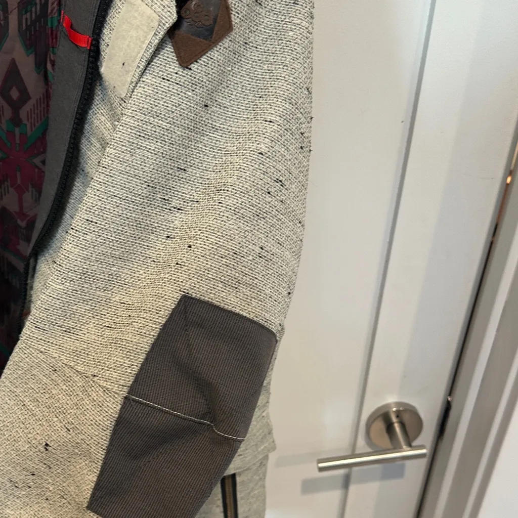 686 Parklan Women's Heathered Ski & Snow Jacket with Faux Fur Trim sz medium Gray - Image 9