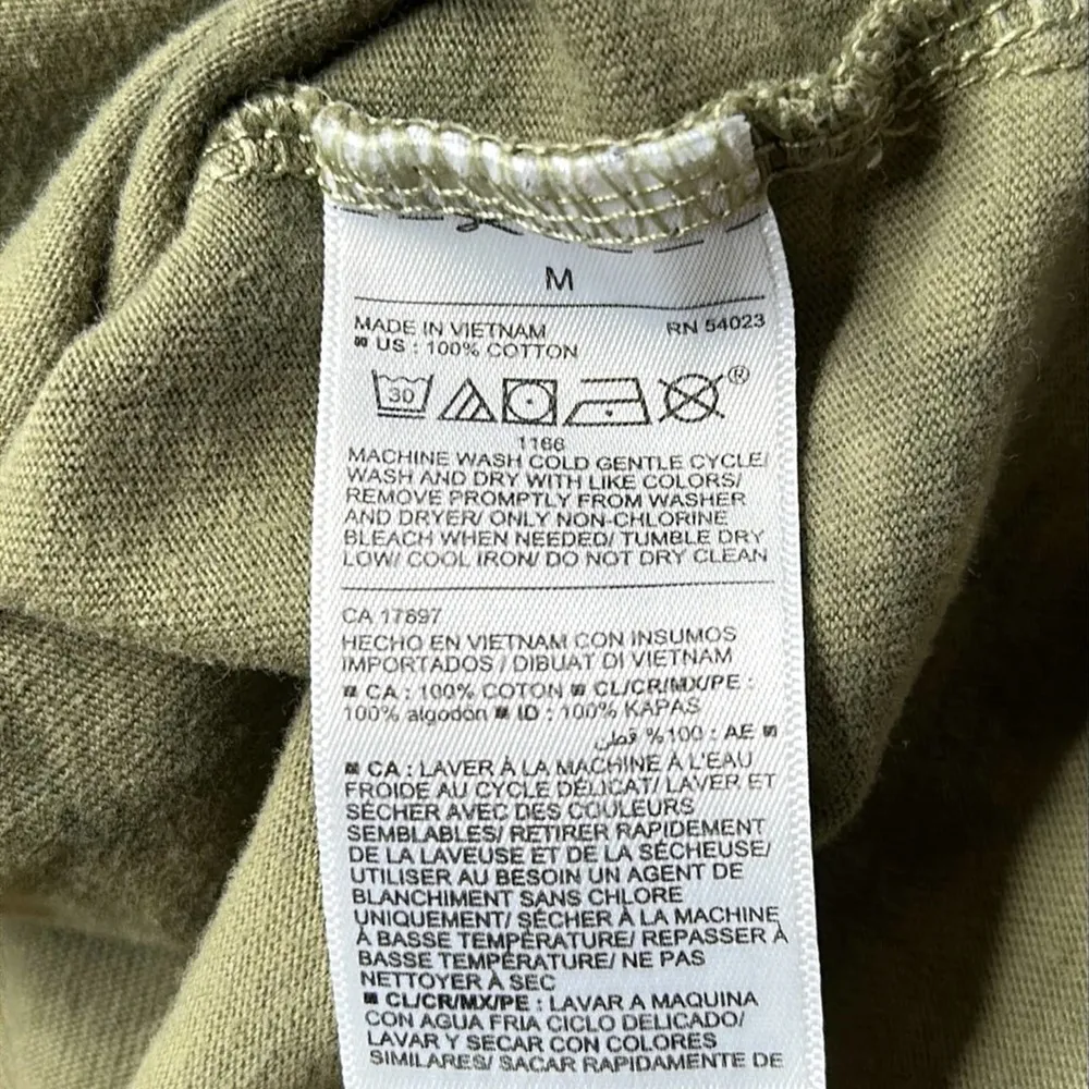 Old Navy: Olive Green Tie Dye Tee - Image 5