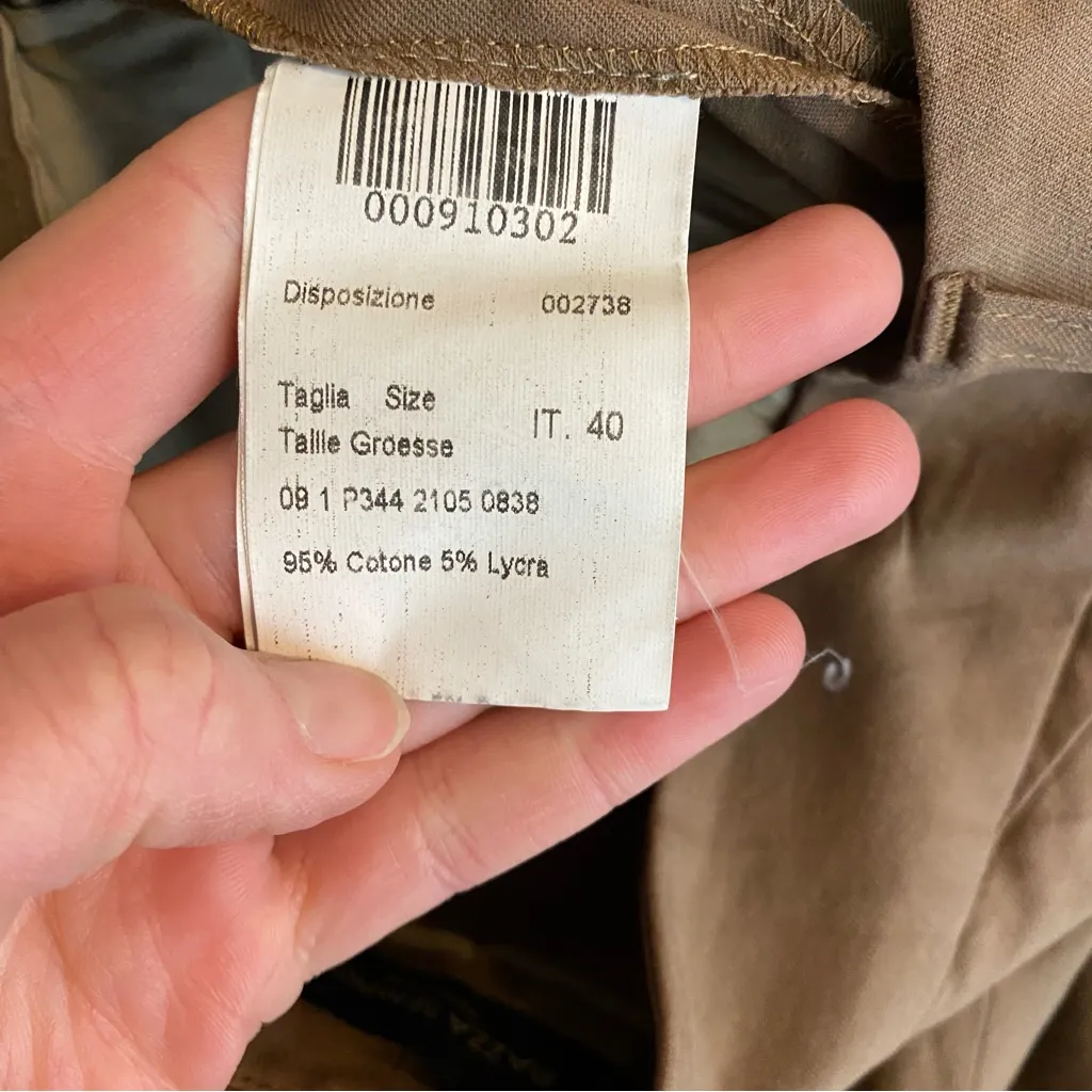 Piazza Sempione Brown Trousers size 40 made in Italy old money luxury designer - Image 7