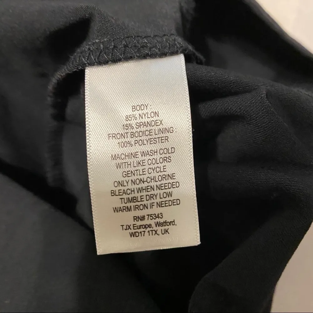 Cynthia Rowley Black V-Neck Fit & Flare Dress Size Large - Image 9