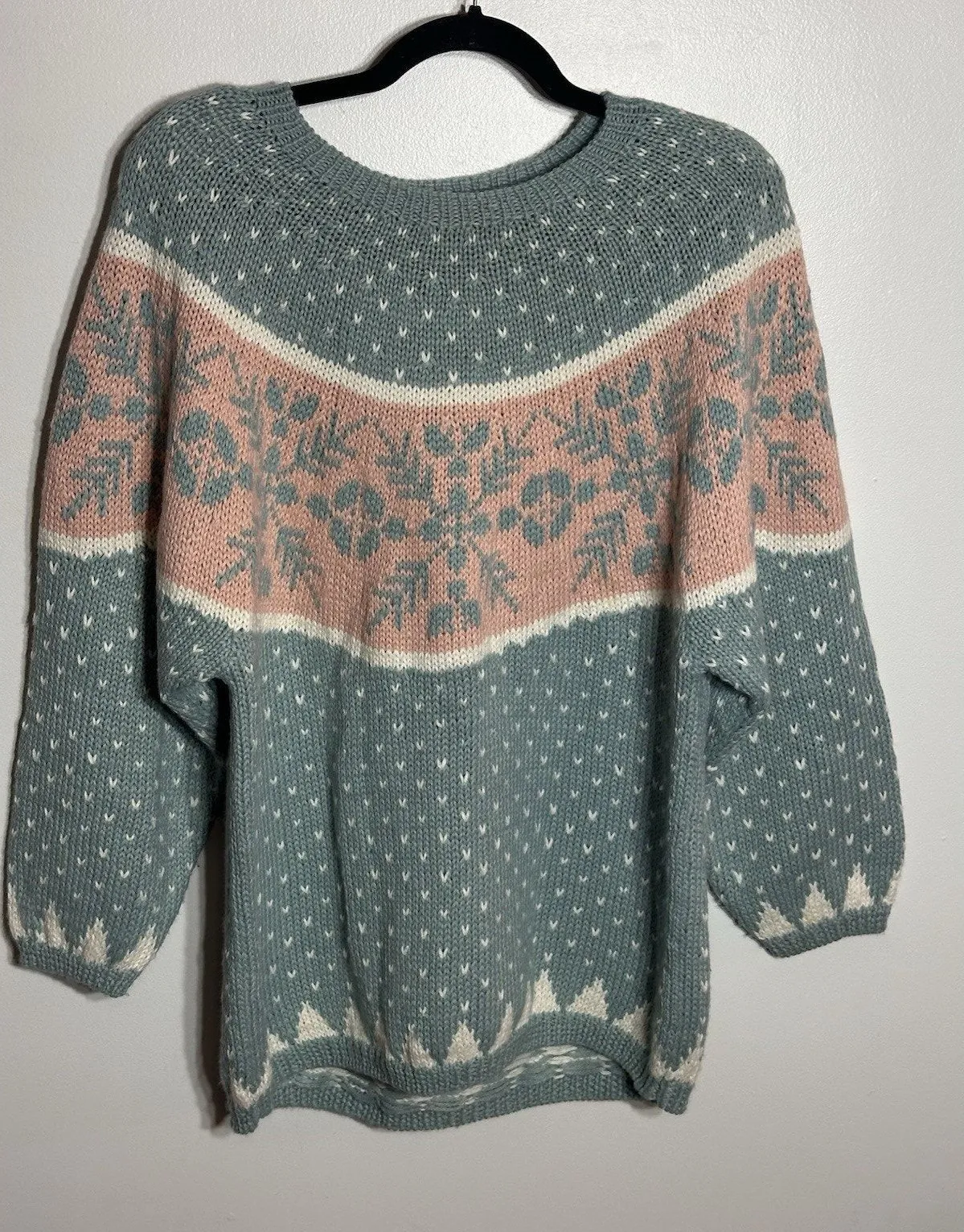 Vintage Best American Clothing Co.Wool Blend Sweater Snowflake Ski Women’s Small - Image 1