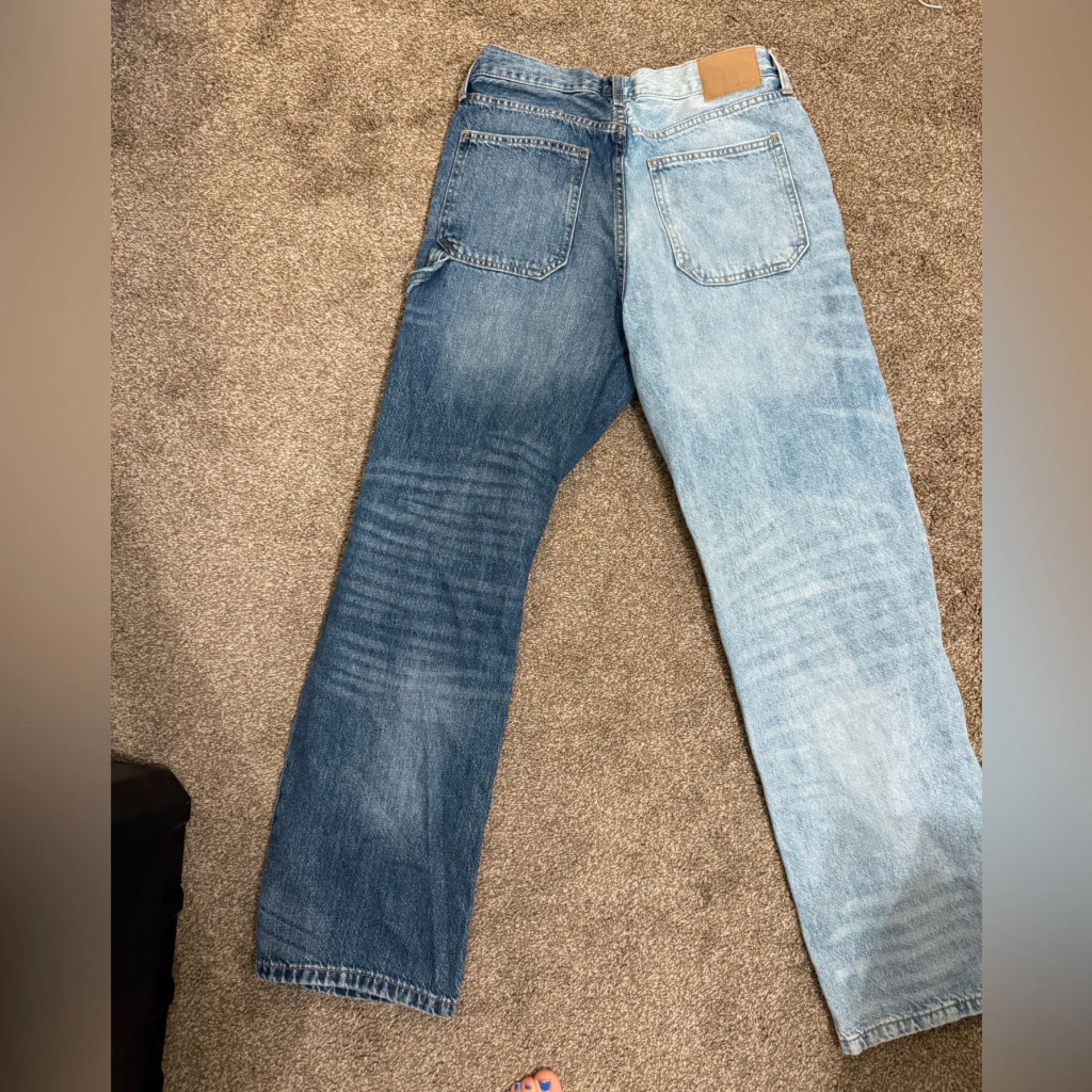 Aeropostale '90s High-Rise Baggy Carpenter Jean Size 8 - Image 4