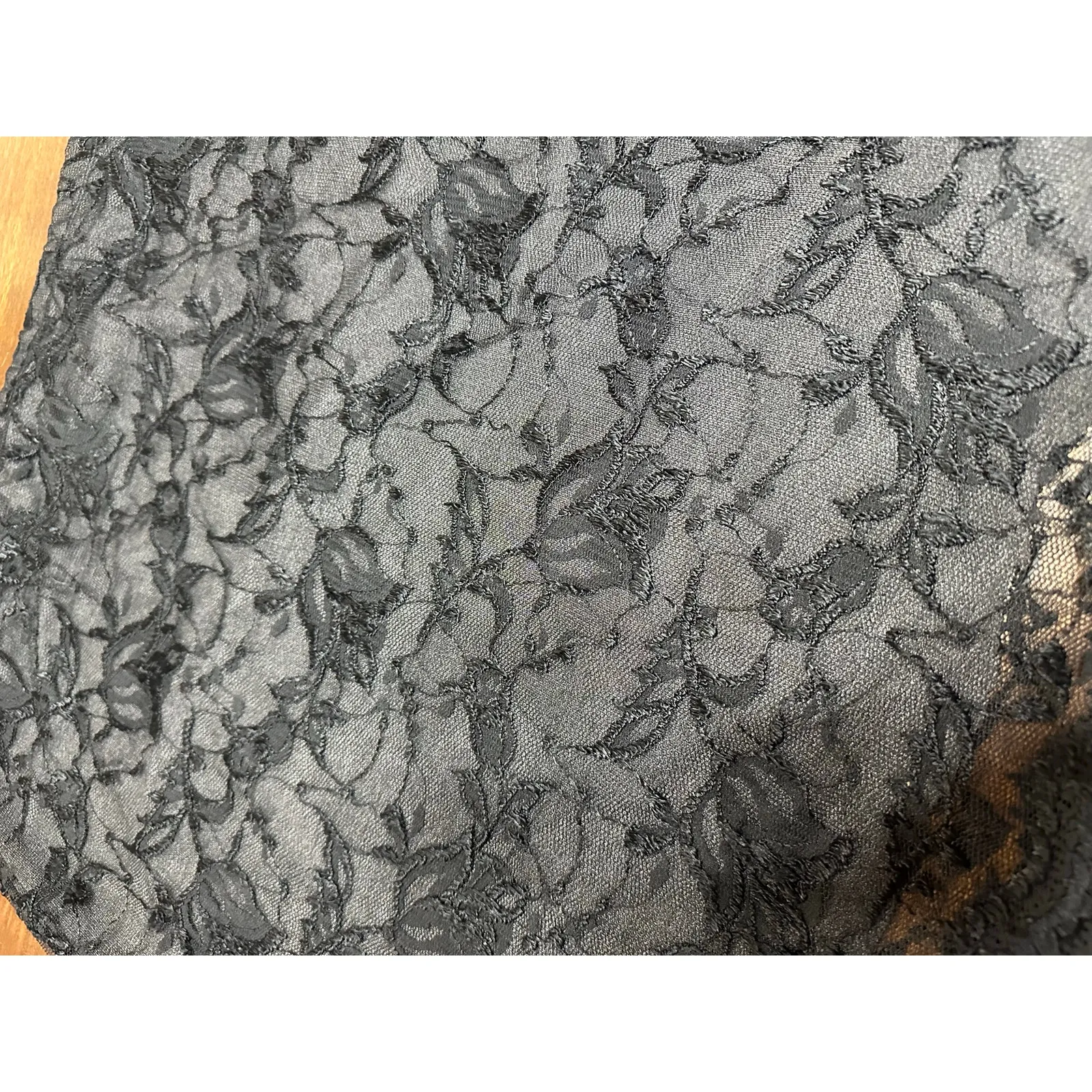 Whimsigoth Witch Y2K Grunge Lace Skirt Women 14 VTG Romantic Coquette Dark Fairy Black - Image 8