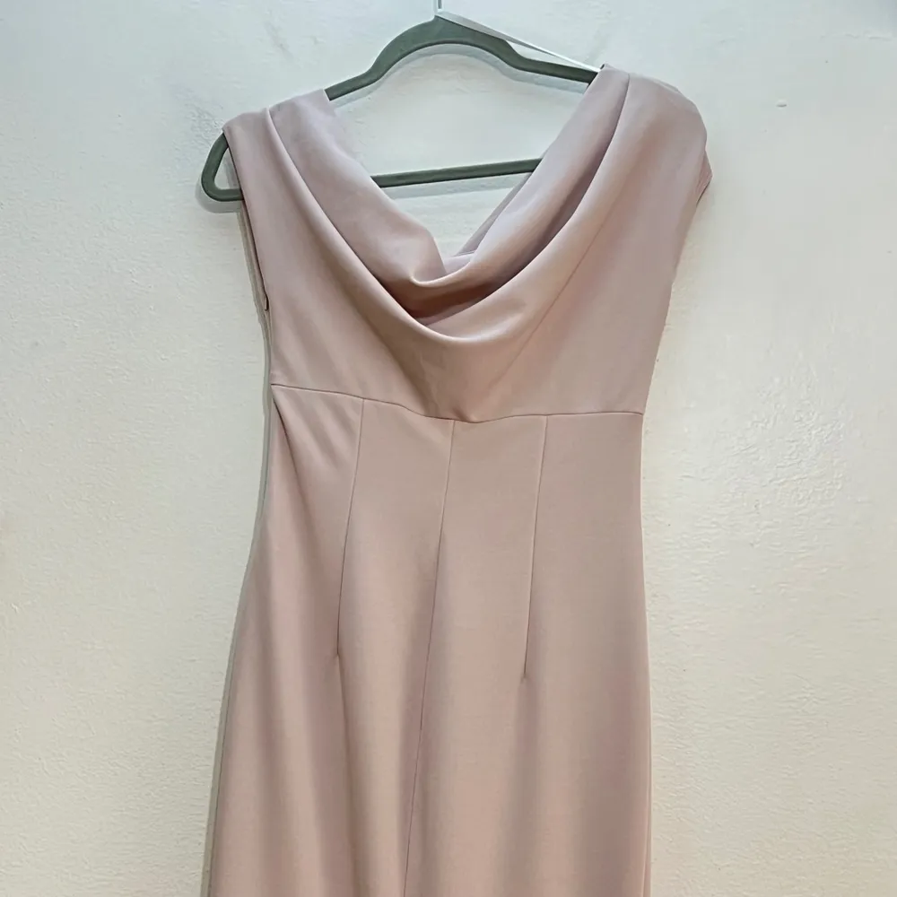 Katie May Hannah One Shoulder Crepe Gown - Image 8