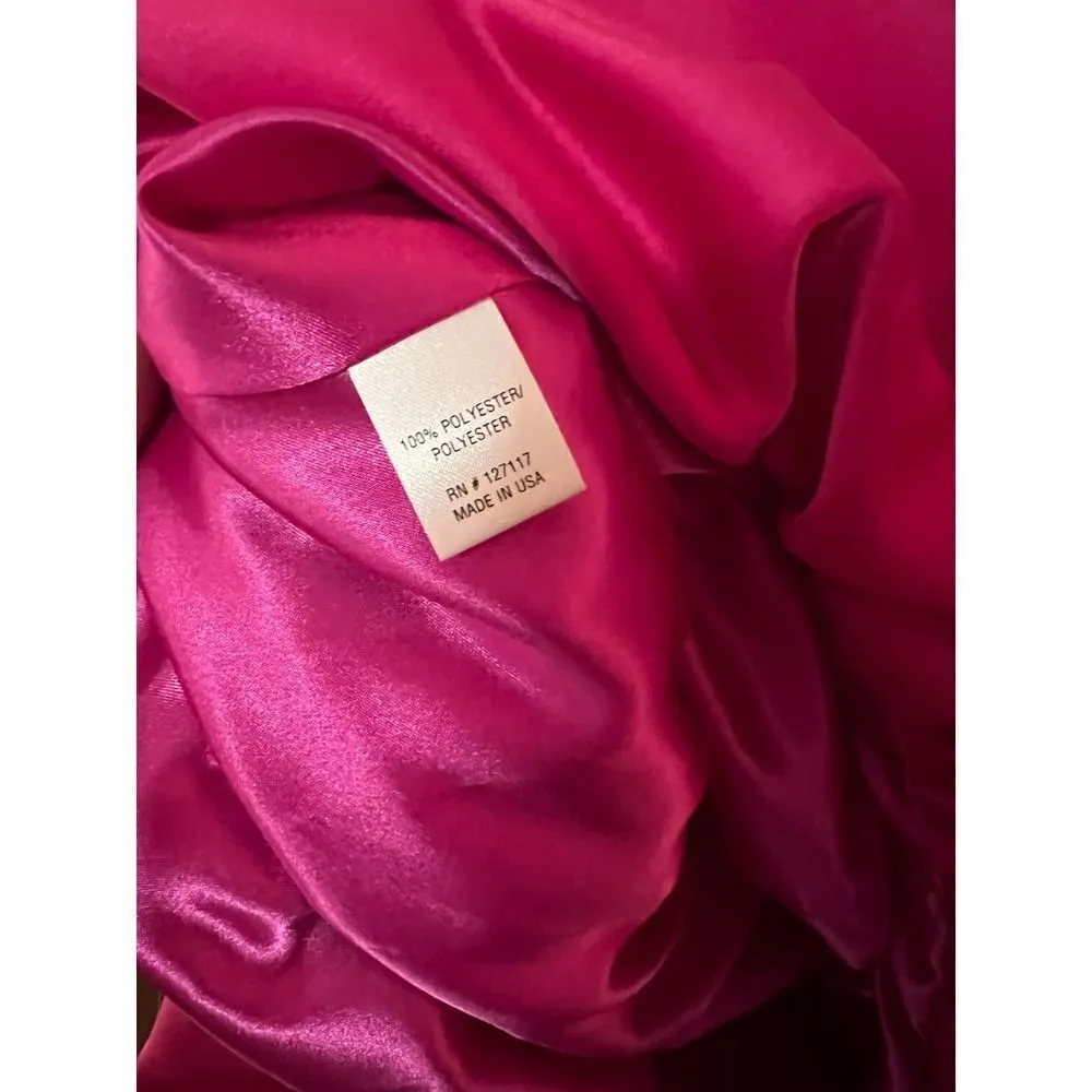 Badgley Mischka Mark + James Pink Beaded-Bust Bubble Dress Sz. 6 - Image 7