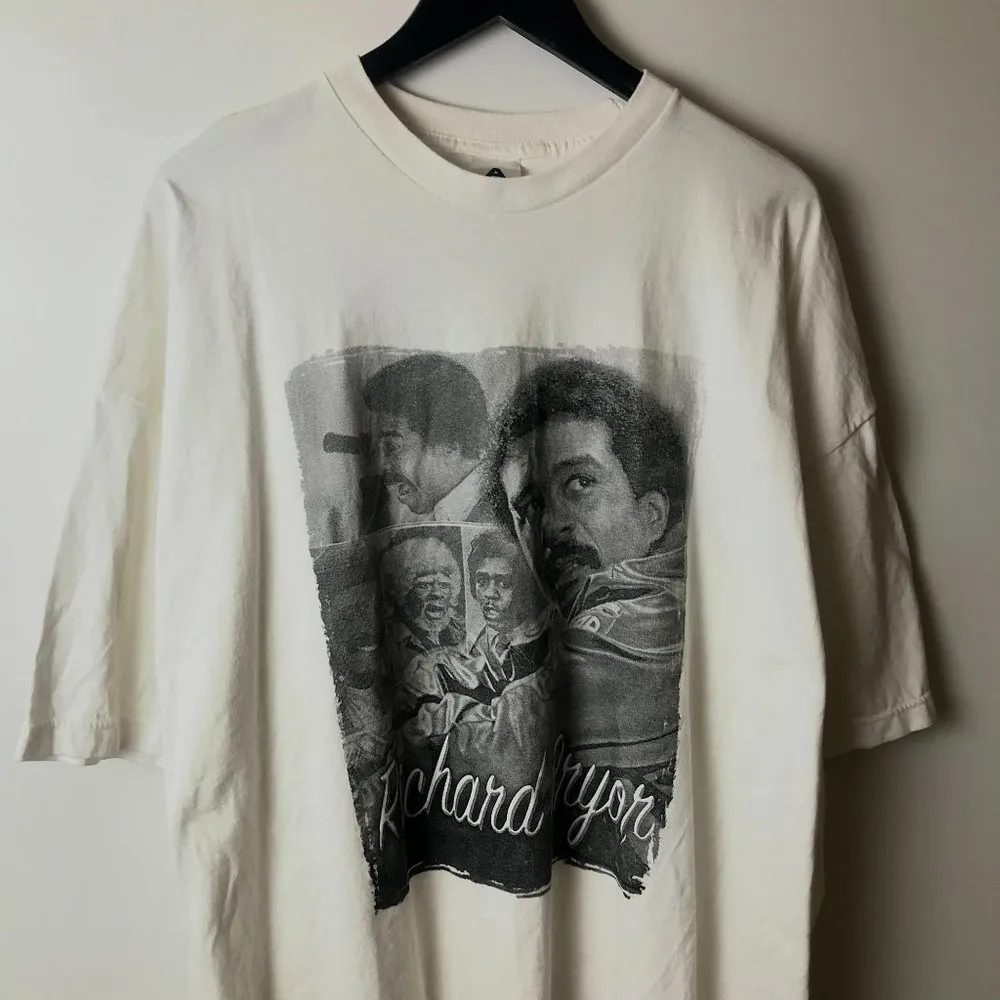 Vintage Y2K Richard Pryor Rap Tee White 3XL XXXL T Shirt Short Sleeve T Shirt Size undefined - Image 5