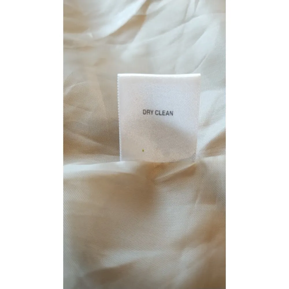 DressBarn Faux Suede Beige Jacket Open Front Sz. L Career Office Soft - Image 8