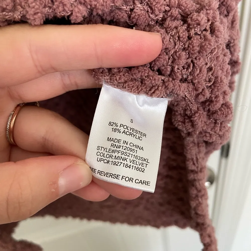 EUC | Pink Republic women’s turtleneck plush textured sweater —‎ small - Image 6