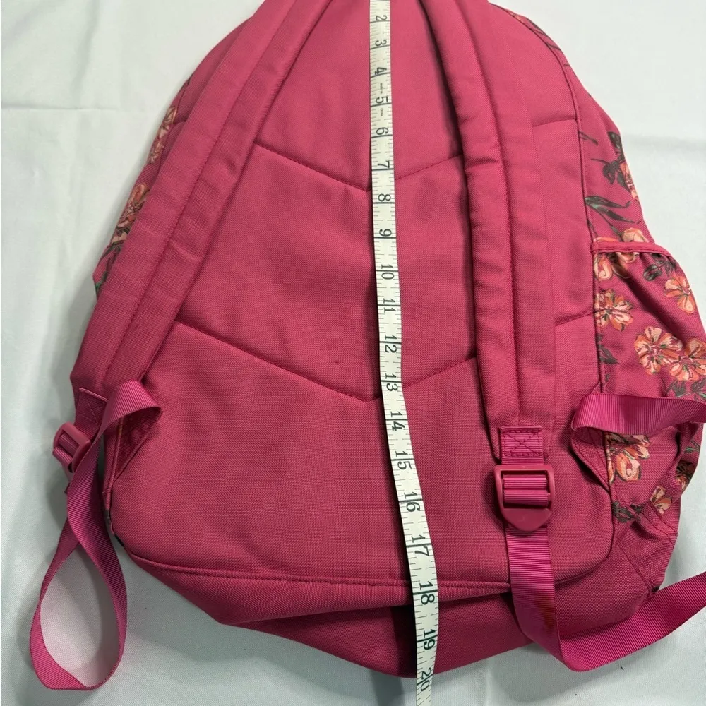 Hollister Pink and Orange Backpack Vibrant Floral‎ Design - Image 4