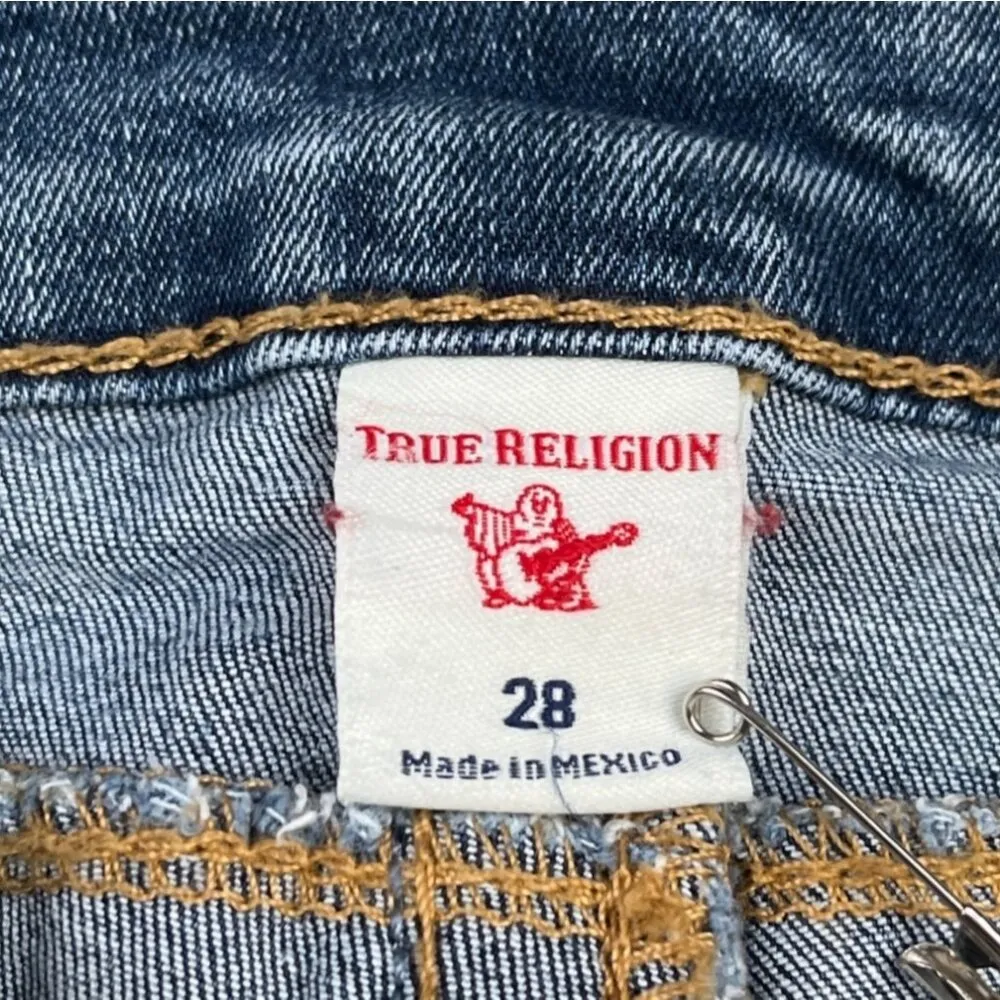 True Religion Women's Blue Jeans/Mid Rise/Skinny Sz 28 SKU 4222 - Image 6
