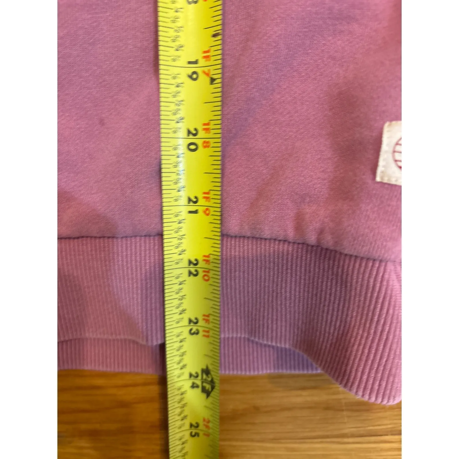 MARINE LAYER Crewneck Sweatshirt Dusty Rose Pullover Casual Size S - Image 6