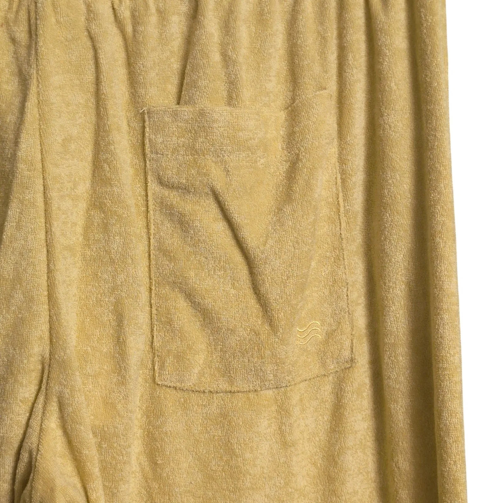 NWT Andie Crop Pant HNSU Honeysuckle Yellow Drawstring Elastic Waist Lounge XS - Image 7