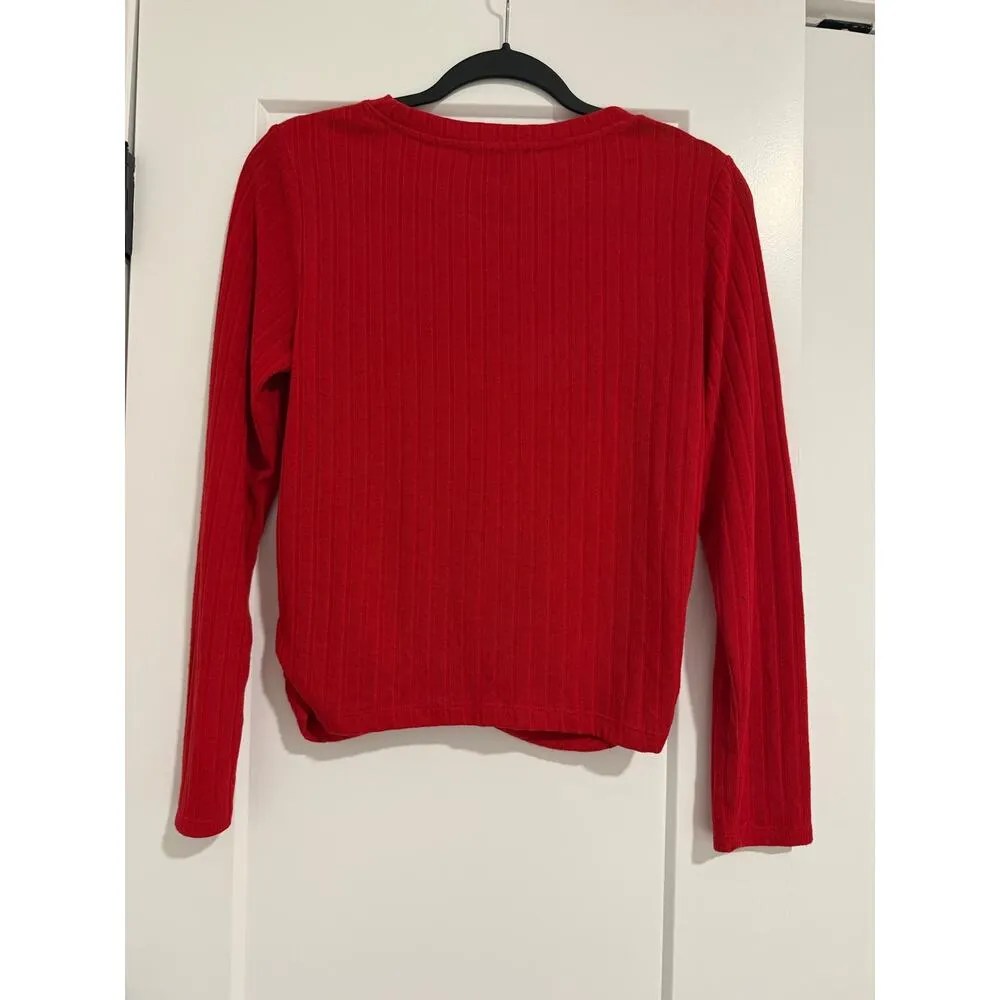 $74 New Sanctuary Women’s It Girl ribbed Top - Red - Small - Image 5