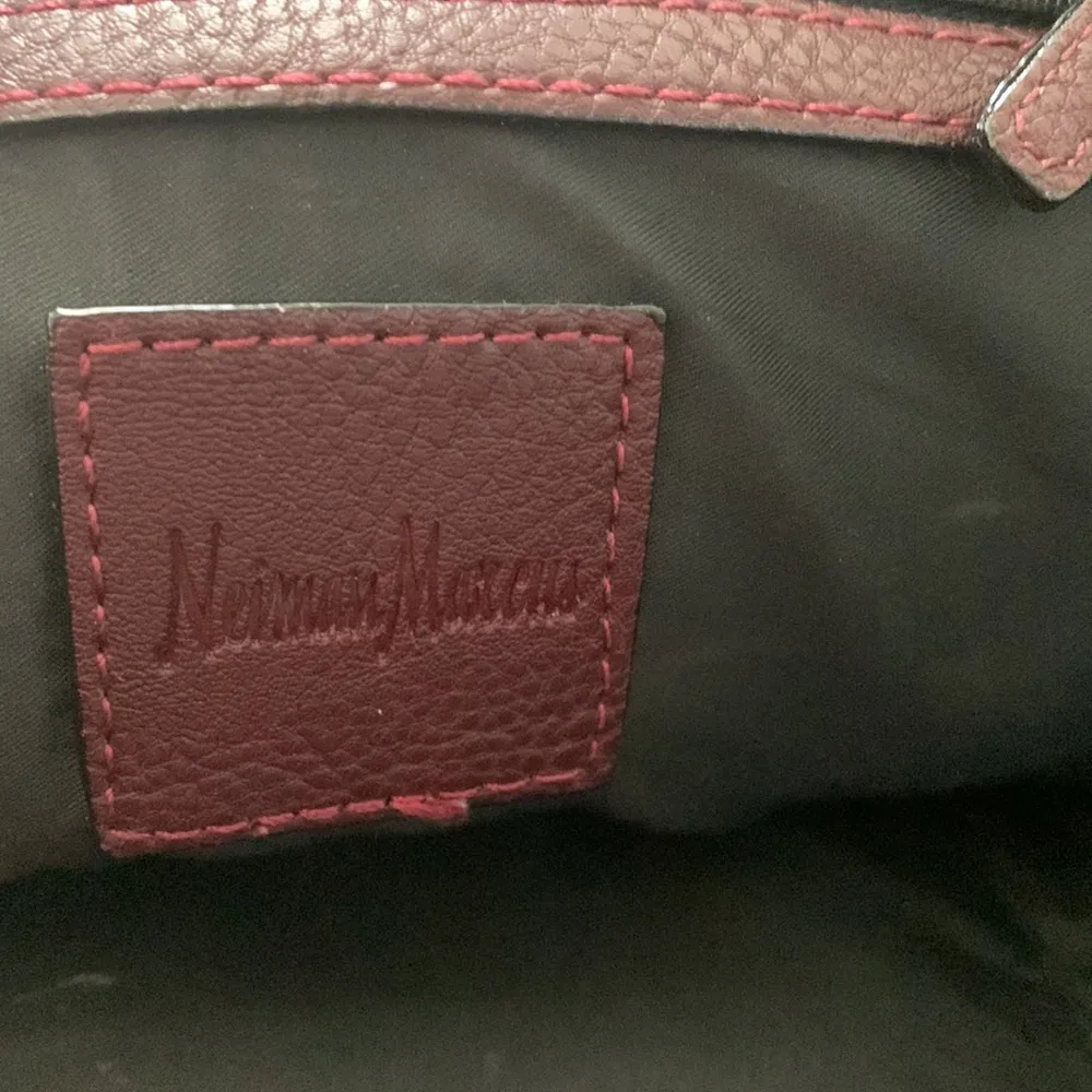 Neiman Marcus burgundy tote - Image 4