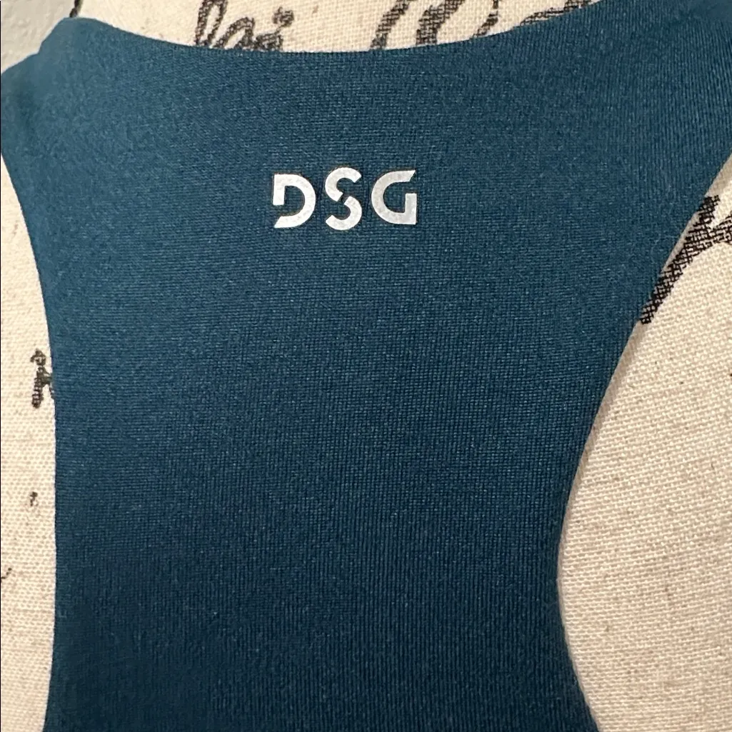 DSG Dark Teal Sleeveless cropped Top Size L - Image 4