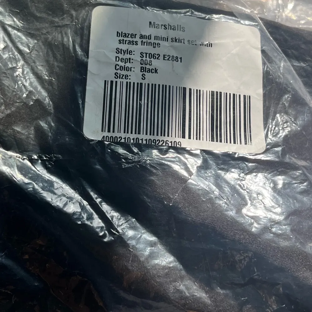 blazer and mini skirt with strass fringe house of harlow - Image 4