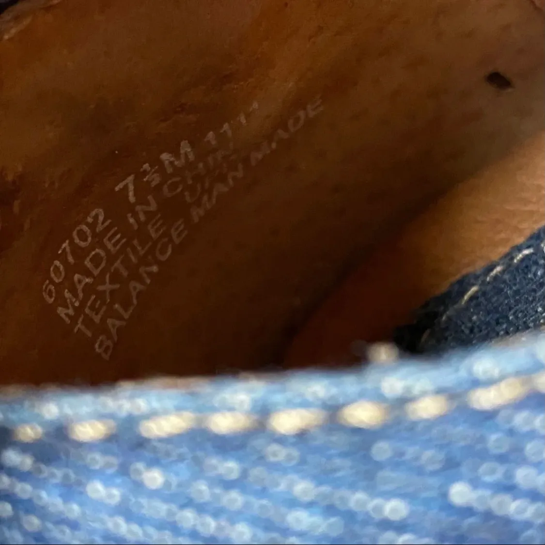 CLARK'S Blue Denim Flats with Flower - Image 8