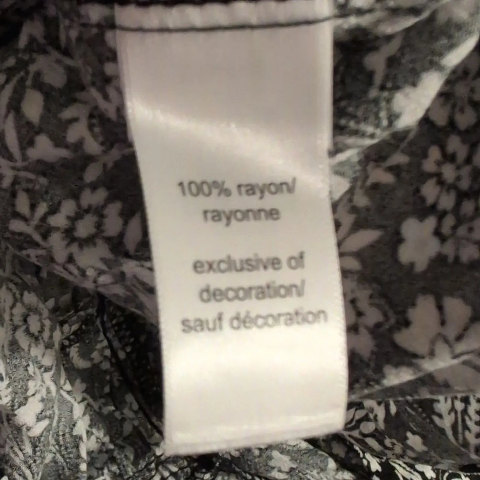 🆕 Maurices Plus Size 0 0X Black White Boho Babydoll Tank‎ Top Shirt Ruffled NWT - Image 4