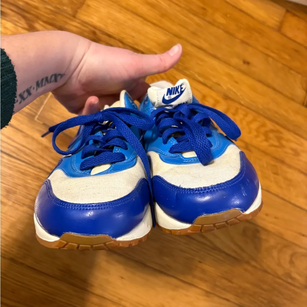 Nike Air Max 1 VTG Sneakers 7.5 Women Retro Cushion Athleisure Walking 555284 - Image 7