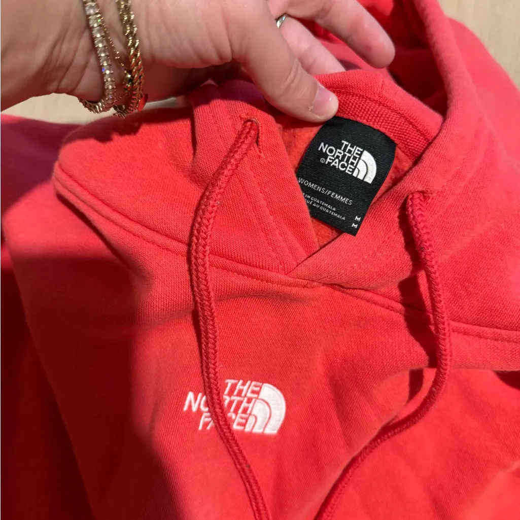 The North Face Women's Vibrant Pink Hoodie - Image 2