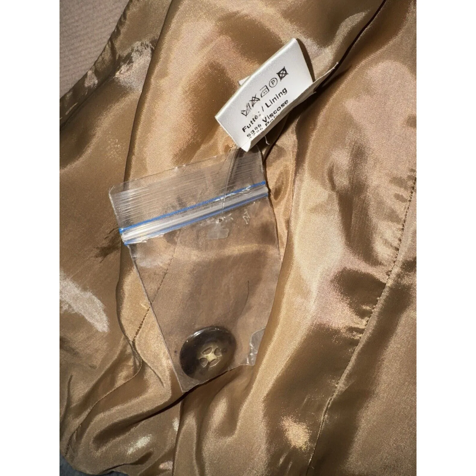 Trixi Schober Jacket Women‎ 4 Double Breasted New Wool Angora Brown - Image 13