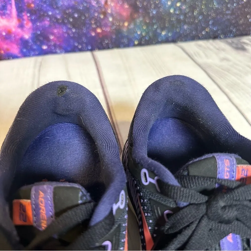 Brooks Adrenaline GTS Women Sz 8 D Black/Purple Athletic Sneaker ​​Running Shoes - Image 9