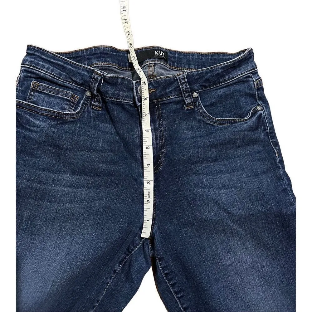 Kut from the Kloth Connie Ankle Skinny mid rise split hem sz 10 - Image 8