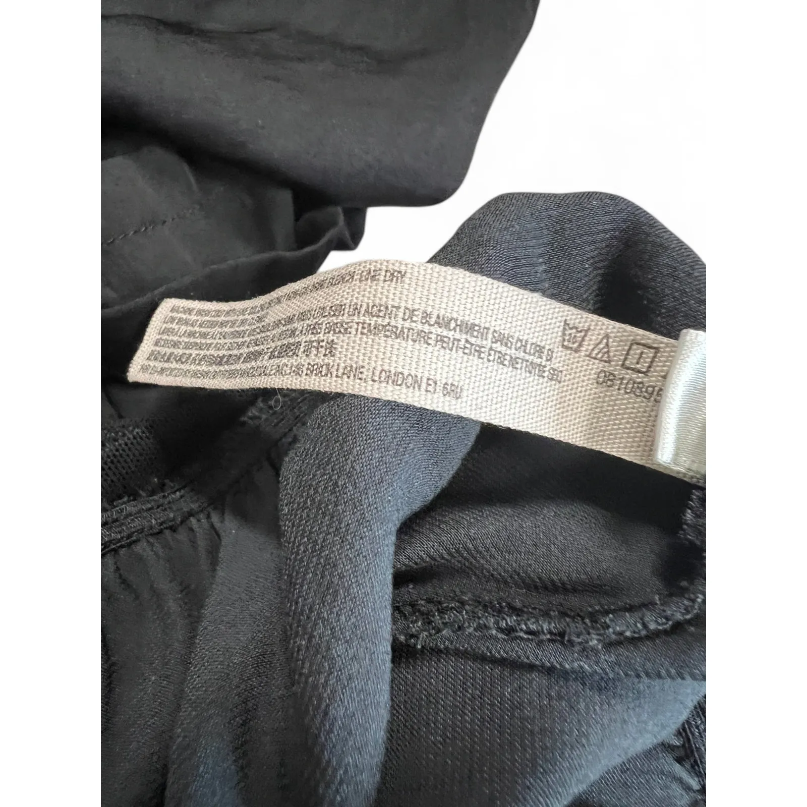 Free People Intimately | XS | All Tucks Blousy Black Thong Bodysuit OB1089527 - Image 9