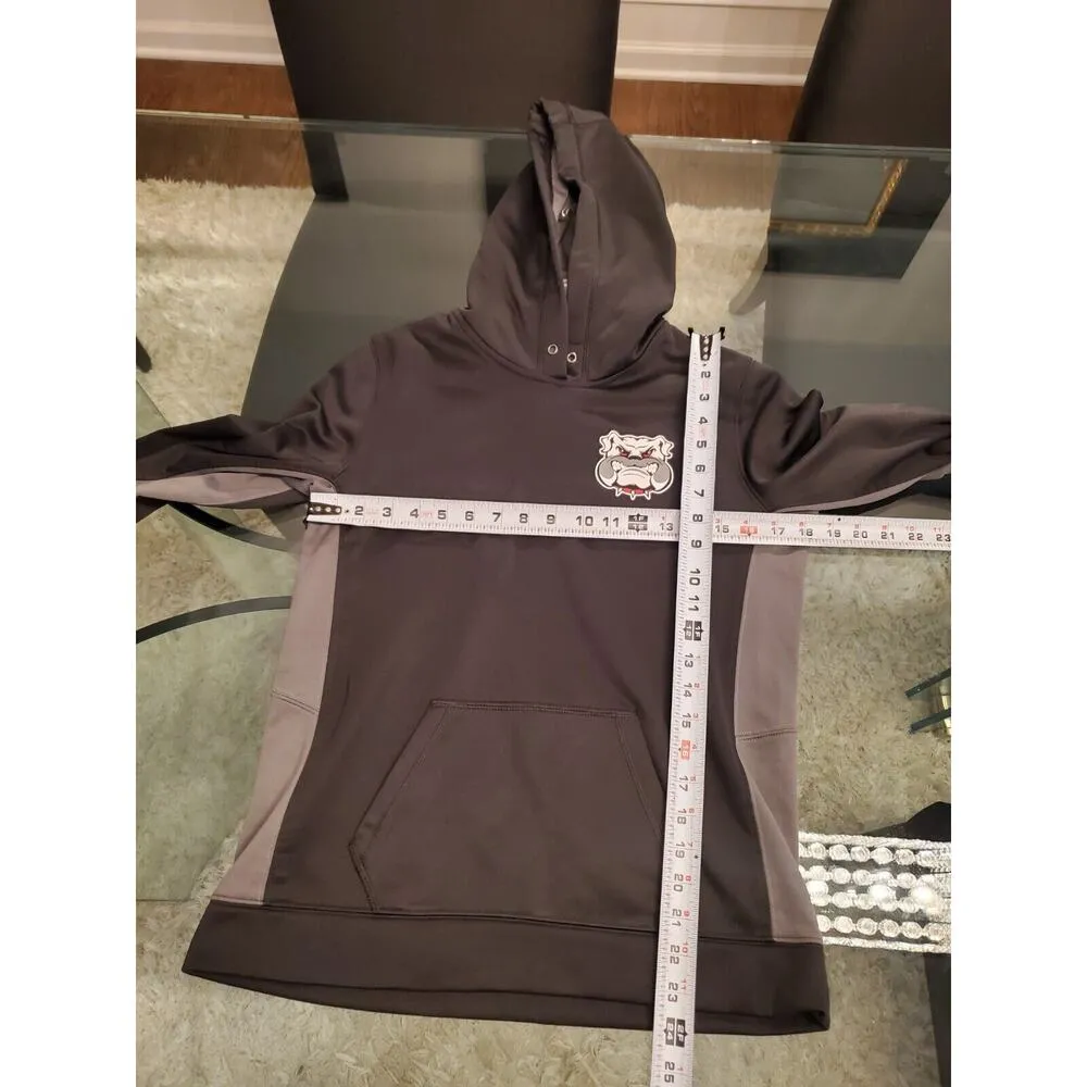 Sport-Tek Womens Black Long Sleeve Hooded Bulldogs Logo Activewear Jacket Small - Image 11