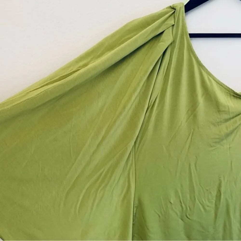 ASOS One-Shoulder Bodycon Lime Green Dress (Cocktail/Date Night/Going Out Dress) - Image 11