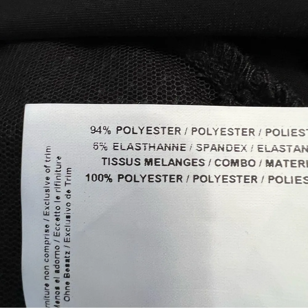 Joseph Ribkoff Vest Cocoon Knit Sequin Racerback Open Front Black 6 Cocktail Mod - Image 16