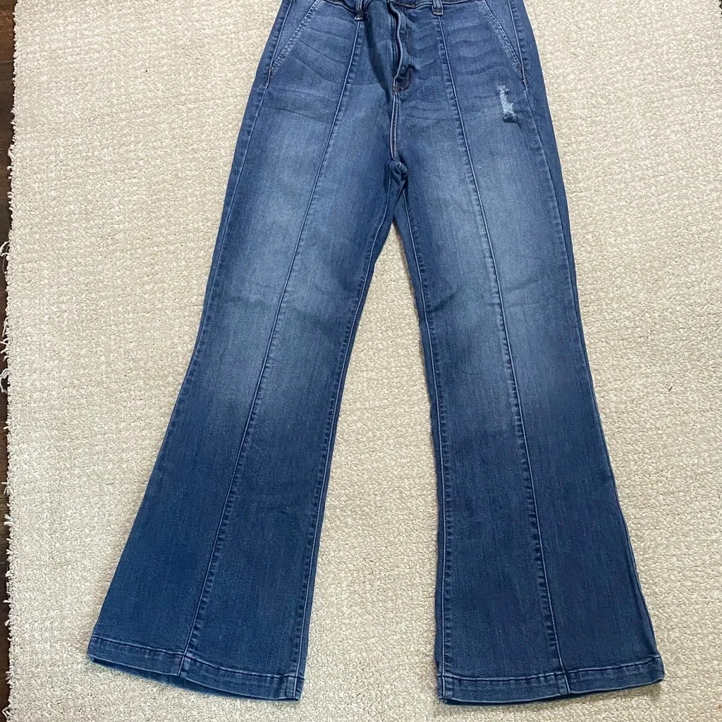 Cello Medium Blue Flare Jeans - Image 9