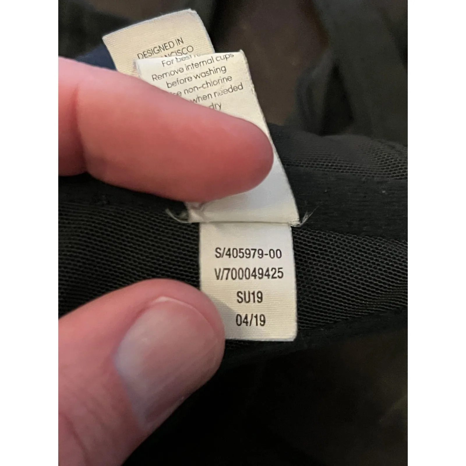 Athleta Bikini Swim Top Womens 34B/C Black Underwire Bra Cup Adjustable Straps - Image 8